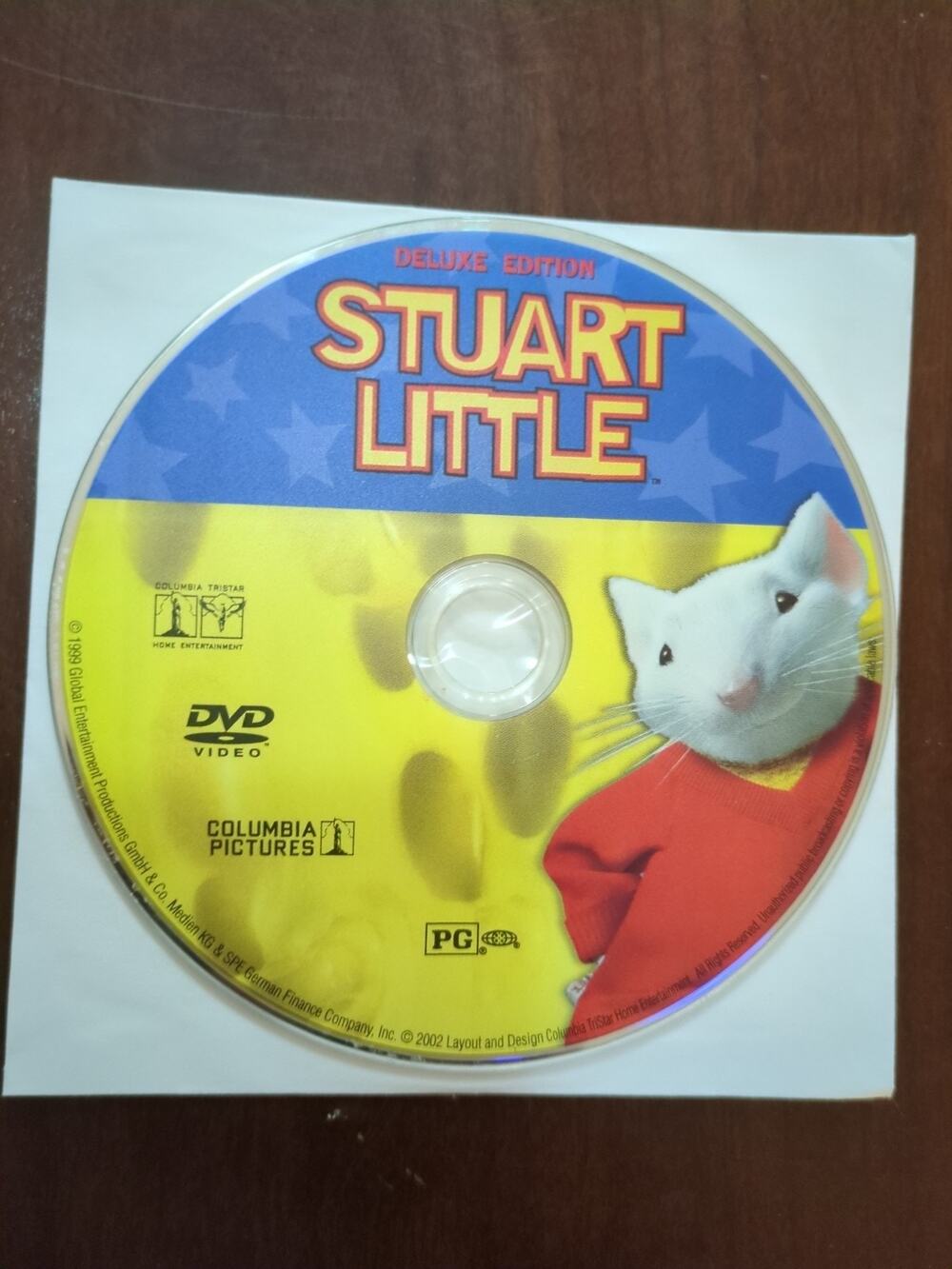 Stuart Little (DVD, 1999) disc only